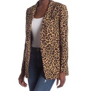 ASTR Leopard Print Blazer